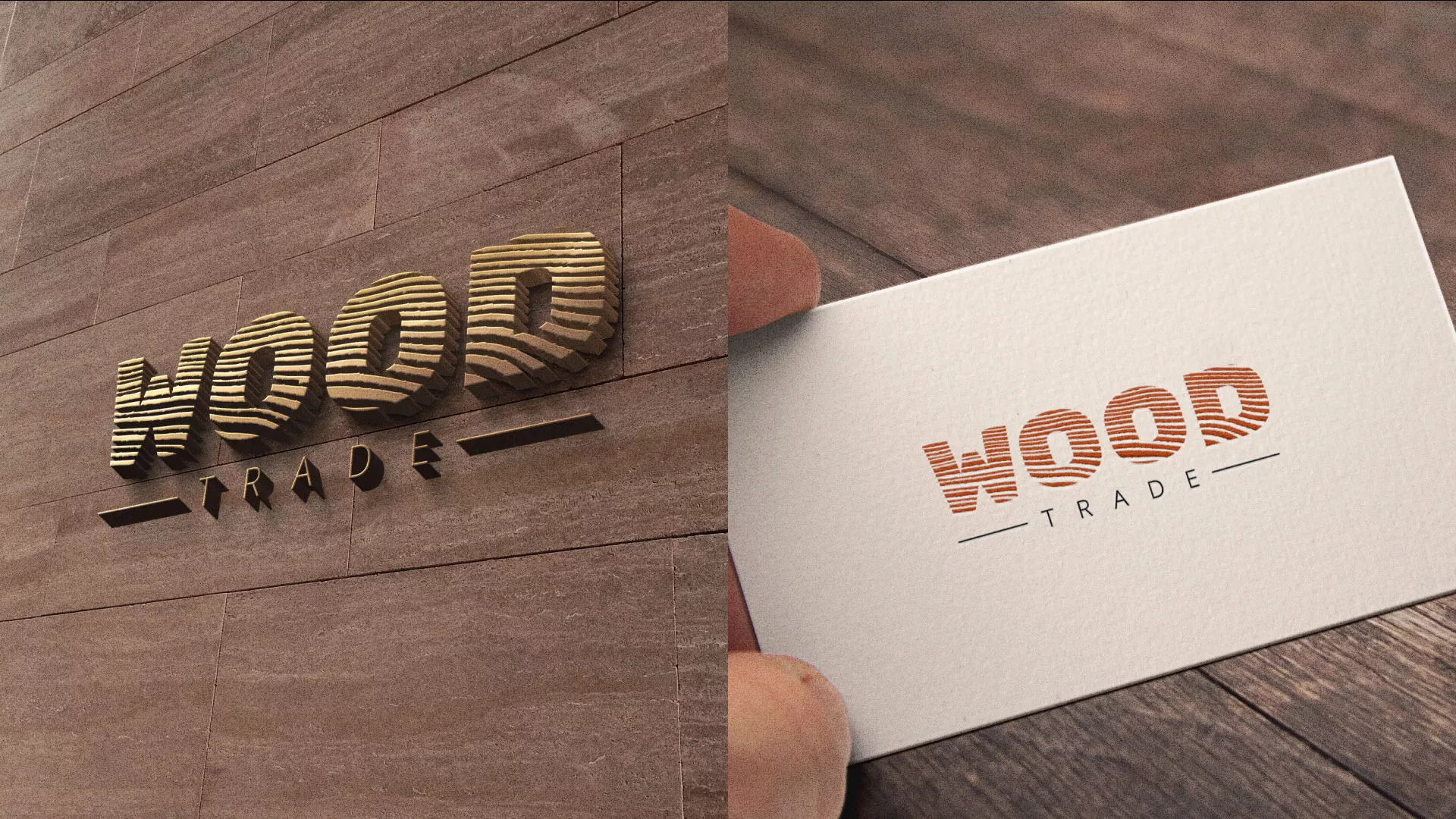 Разработка логотипа для компании «Wood Trade» в Подпорожье