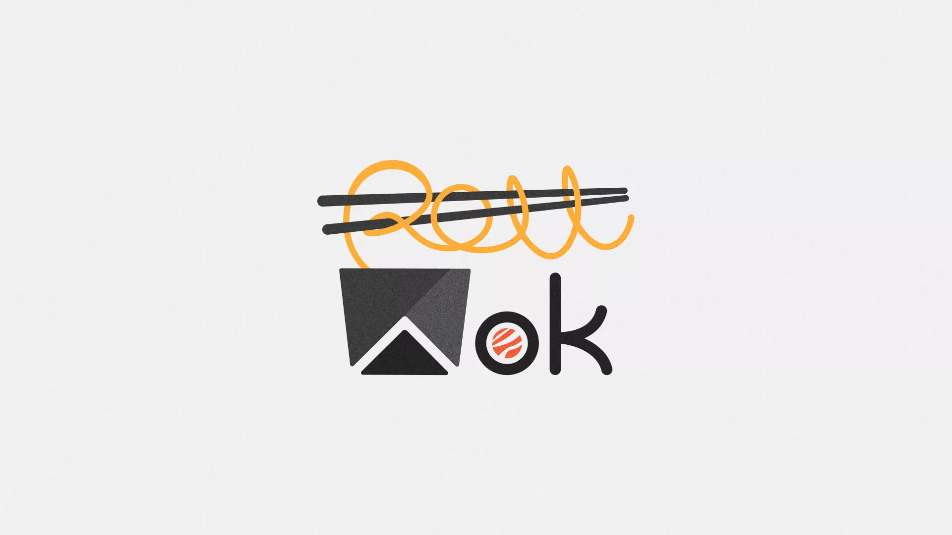 Разработка логотипа в Подпорожье для суши-бара «Roll Wok Club» Разработка логотипа в Подпорожье для суши-бара «Roll Wok Club»