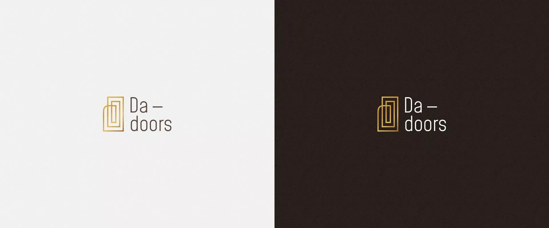 Разработка логотипа для компании «DA-DOORS» в Подпорожье